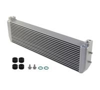 Intercooler Replacement For BMW For M5 For M6 F90 F10 S63 2012-2020 M850i V8 4.4L Engine Aluminum Upgrade Bar&Plate Oil Cooler Fits(Silver)