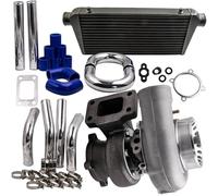 Intercooler Replacement For GT3582 GT35 T3 Turbo Flange & 64mm Pipe Kits & Intercooler 76mm