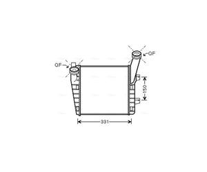 Intercooler Right VNA4263 AVA 7L6145804 7L6145804A 7P0145804A 7P0145804B