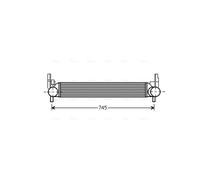 AVA COOLING SYSTEMS STA4039 Intercooler
