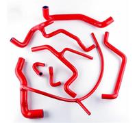 Intercooler Turbo Hose Car Accessories Silicone Radiator Coolant Hose Pipe Tube Set Kit for VW for Golf Mk3 for Jetta for Vento A3 VR6 2.8L LHD 1994-1999(Red)