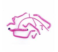 Intercooler Turbo Hose Car Accessories Silicone Radiator Coolant Hose Pipe Tube Set Kit for VW for Golf Mk3 for Jetta for Vento A3 VR6 2.8L LHD 1994-1999(Pink)