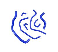 Intercooler Turbo Hose Car Accessories Silicone Radiator Coolant Pipe Tube Hose Kit Auto Set for Prelude BB6 BB8 H22A 1997 1998 1999 2000 2001(Blue)