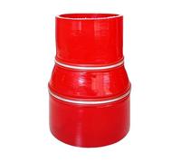 intercooler Turbo Hose Pipe Universal Silicone Tubing Hose Car Intercooler Turbo Intake Pipe Coupler Straight Reducer Big Small Connector Car Air Intake Hose(Red,ID25mm-38mm)