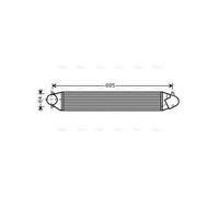 PRASCO VN4248 Intercooler