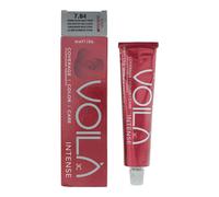 Intercosmo Voila Intense Hair Colour 7.64 Medium Copery Red Blonde