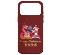 Intercultural Christmas Illustration Kung Fu Dragon Case for iPhone 17 Pro Max