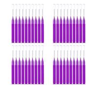 Interdental Brush 8-40PCS Interdental Brushes Dental Floss Toothpick Braces Brush Tooth Cleaning Tool(Purple 32PCS)