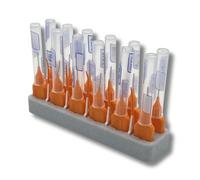 Interdental Brush Holder Compatible with TePe EasyPick & Interdental Brushes - Dental Floss Pick Organiser, Hygienic Oral Care Storage Stand (Marble)