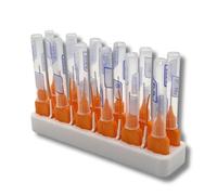 Interdental Brush Holder Compatible with TePe EasyPick & Interdental Brushes - Dental Floss Pick Organiser, Hygienic Oral Care Storage Stand (White)