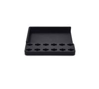 Interdental Brush Holder (Compatible with TePe) with Holder - Compact Bathroom Oral Care Stand - 25+ Colours - Silver (Glitter) - 1x