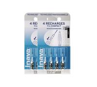 Interdental Brush Refill, Black, 4 Pack of 2