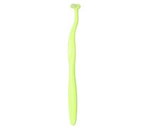 Interdental Brush Soft Head Professional Portable Brace Cleaning Brush for Oral Care Suitable for Implants Patients and Children with Tooth Replacement Plastic Handle (Green)
