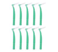 Interdental Brushes 110PCS Portable L-Shaped Interdental Brush Clean Dental Cleaning Travel Between Teeth Mini Toothbrush(Green)