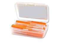 Interdental Brushes 30-50pcs/set Sticks Toothpick Teeth Cleaning Tooth Flossing Head Plastic Interdental Brush(30pcs-Orange)