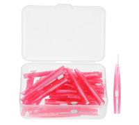 Interdental Brushes: 30pcs Dental Brushes Retractable Floss Sticks Brushes Toothpick Tooth 0.6MM Floss Picks Teeth Cleaning Tool for Teeth Cleaning