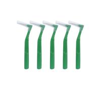 Interdental Brushes 5pcs L Shape Interdental Brushes Toothpick Teeth Mini Toothbrush Bracket Cleaning Travel(0.8mm)