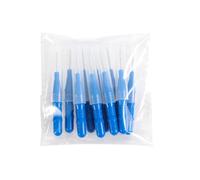 Interdental Brushes Blue, Soft Dental Brushes, Dental Floss Brush, Mini Teeth Brushes, for Cleaning Gaps Between Teeth (a Pack of 10 pcs)