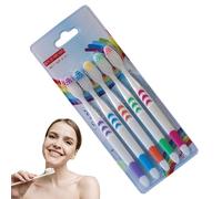 Interdental Care Corporate Toothbrush - Cleaning Tight Space With Firm Bristles | PP Natural Hristles Dentaal Care Bamboos Charcoal For Adults, Girls, Boys Or Children