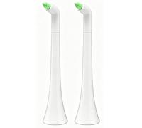 Interdental Replacement Heads Compatible with Philips Sonicare, Electric Brush for Deep Cleaning Brackets and Narrow Spaces, Soft Nylon Bristles, Pack of 2, White