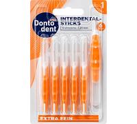 Interdental Sticks Extra Fine (ISO Size 1), 1 x Pack of 6