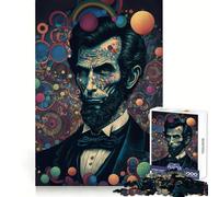 Interdimensional Lincoln 1000 Piece Jigsaw Puzzles for Teenagers Brain Think Snug Connection Real Challenge Christmas Idea (38x26cm)