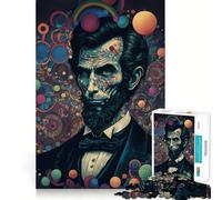 Interdimensional Lincoln 1000 Piece Jigsaw Puzzles for Teenagers Brain Think Snug Connection Real Challenge Christmas Idea (38x26cm)