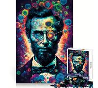 Interdimensional Lincoln Jigsaw Puzzles 1000 Pieces for Adults Creative Play Sharp Detail Real Challenge Home Art (38x52cm)
