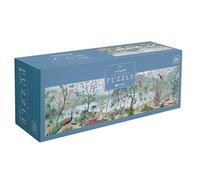 Interdruk - 1000 Piece Panoramic Puzzle for Adults - Secret Garden no. 3, Colourful Design