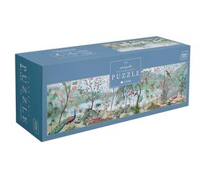 Interdruk - 1000 Piece Panoramic Puzzle for Adults - Secret Garden no. 3, Colourful Design
