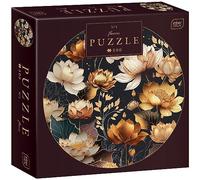 Interdruk - 500 Piece Round Jigsaw Puzzle for Adults - Flowers no. 1