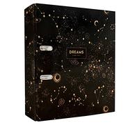 Interdruk Arch File A4 75 mm - Metallic Design - Dreams Black, A4+