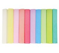 Interdruk Crepe Paper Rolls - 25 x 200 cm - 10x Pastel Colours