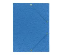 Interdruk - Elasticated File Folder A4 - Colorspan 3-Flap Folder - Pressboard - Blue