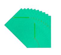 Interdruk - Elasticated File Folder A4 - Colorspan 3-Flap Folder - Pressboard - Green (10-Pack)