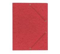 Interdruk - Elasticated File Folder A4 - Colorspan 3-Flap Folder - Pressboard - Red