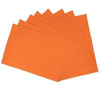 Interdruk - Felt Sheets - DIY Textile Fabrics Craft - 8X A4 Sheets - Orange