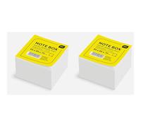 Interdruk KOSPAPNK7 White Memo Cube Loose, 85 x 85 x 70 mm (~700 Sheets) (Pack of 2)