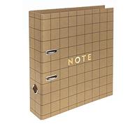 Interdruk Lever Arch File A4 75 mm - Natural Brown Kraft - Geo