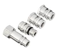 Interdynamics Certified A/C Pro Car Air Conditioner Adapter Kit, Complete AC Conversion Adapter Kit Converts R12 to R134-A Refrigerant, Includes 1