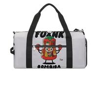 Interesting Boxing Kimchi Cartoon Gym Bag for Men Women, Waterproof Gym Tote Bags, Large Duffel Bag for Travel Workout