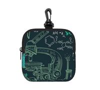 Interesting Chemical Science, Square Zipper Storage Bag, Neoprene Coin Purse, Small Wallets, Change Pouch, Change Purse