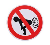 Interesting Civilization Sticker Do Not Fart Sticker No Farting Waterproof Rear Glass Car Sticker Decoration Car Styling Auto Front Windshied Window Sticker