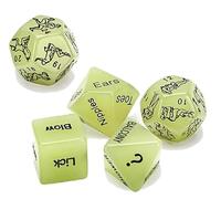 Interesting Five Dark Nights With Radiant Green Multi Sided Love Dice Guide With Multiple Sensory Functions, Various Holiday Surprises, Gifts, Clear Actions For Sports And Fitness