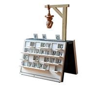 Interesting Hanging Man Chessboard Game, 3D Printed Magnetic Funny Hanging Man Game Book, Cowboy Guessing The Word Games, Folding Play Book Chess Set For Adults Kids Party Travel Family Gathring