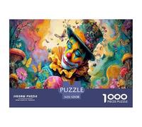 Interesting Peculiar Clown 1000 Piece Jigsaws for Adults Impossible Beautiful Home Decoration Challenge High Difficulty 52x38cm/1000pcs