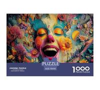 Interesting Peculiar Clown 1000 Pieces Jigsaws for Adults Impossible Beautiful Home Decoration Challenge High Difficulty 70x50cm/1000pcs