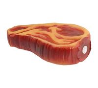 Interesting Puppy Present Dog Pet Beef Steak Shape Squeaky Meat Chew Playing ToyAttractive Design