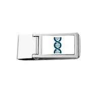 Interesting Quality Fun Genes Slim Money Clip Stainless Holder Pocket Wallet