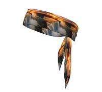 Interesting Waterfalls Sweat-Absorbing Sports Headband, Unisex Sports Headband, Suitable for Outdoor Travel and Various Sports.